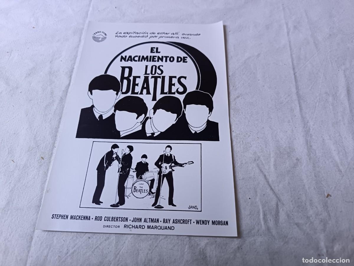 Cine: Folleto de Mano de Cine, antiguo o vintage, The Beatles