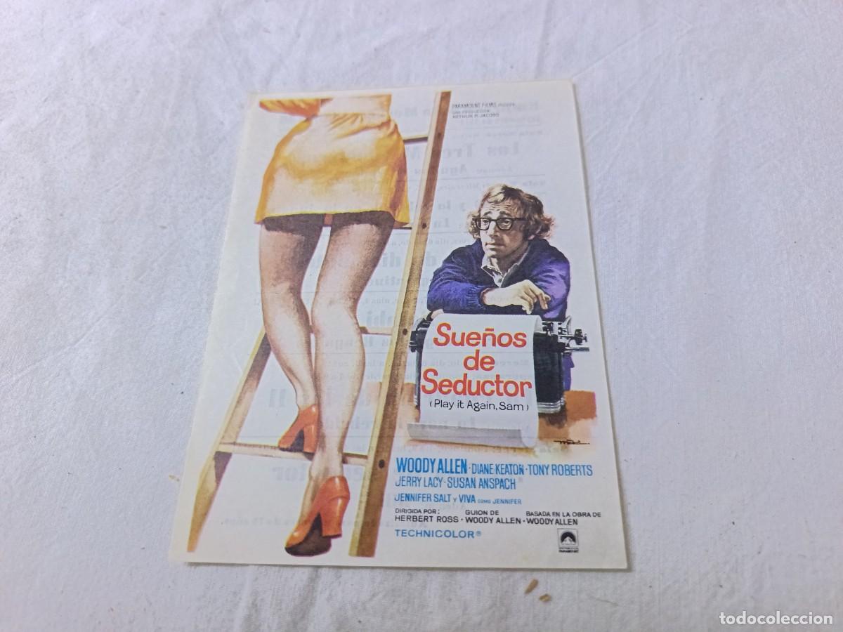 Cine: Folleto de Mano de Cine, antiguo o vintage, Sue&ntilde;os de Seductor