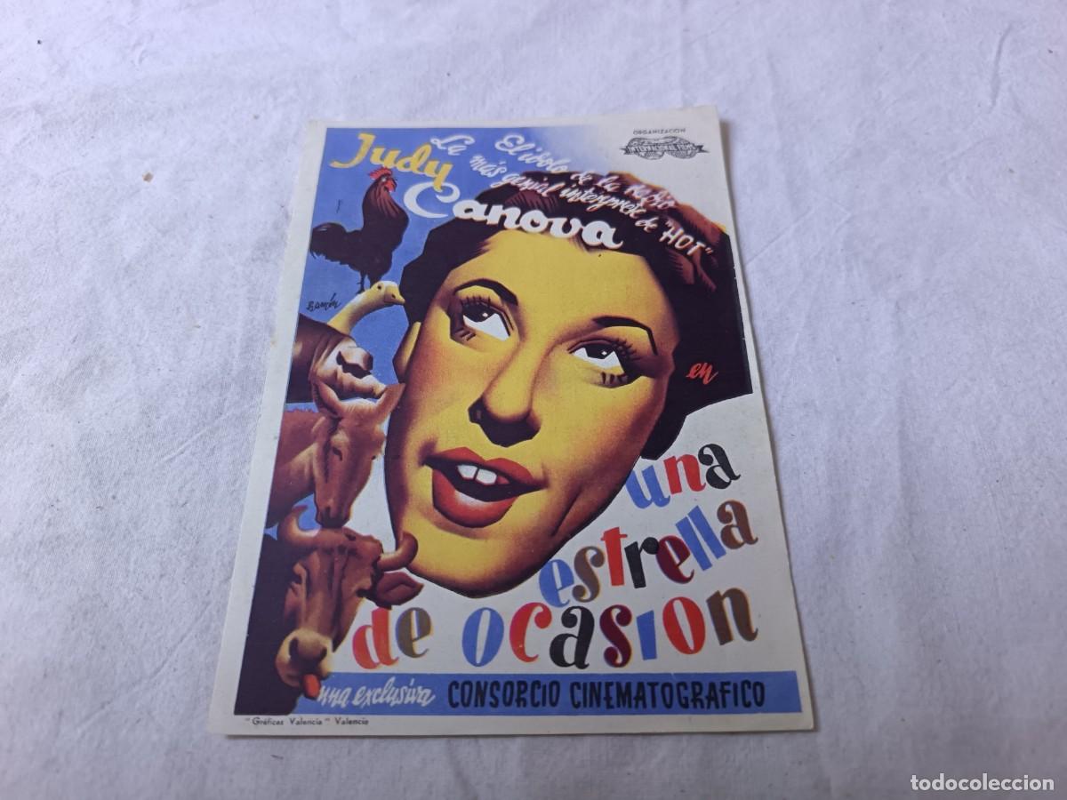 Cine: Folleto de Mano de Cine, antiguo o vintage, Una Estrella de Ocasi&oacute;n