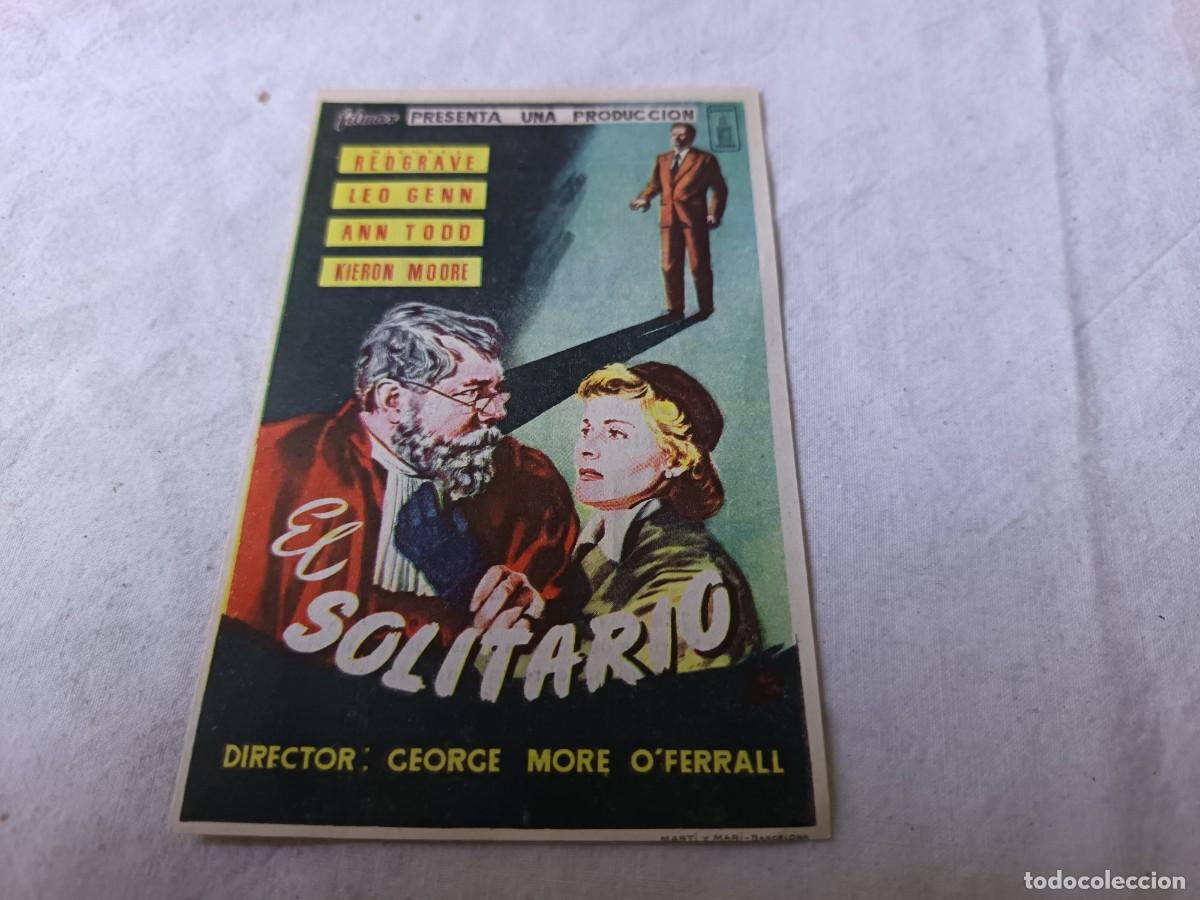 Cine: Folleto de Mano de Cine, antiguo o vintage, El Solitario
