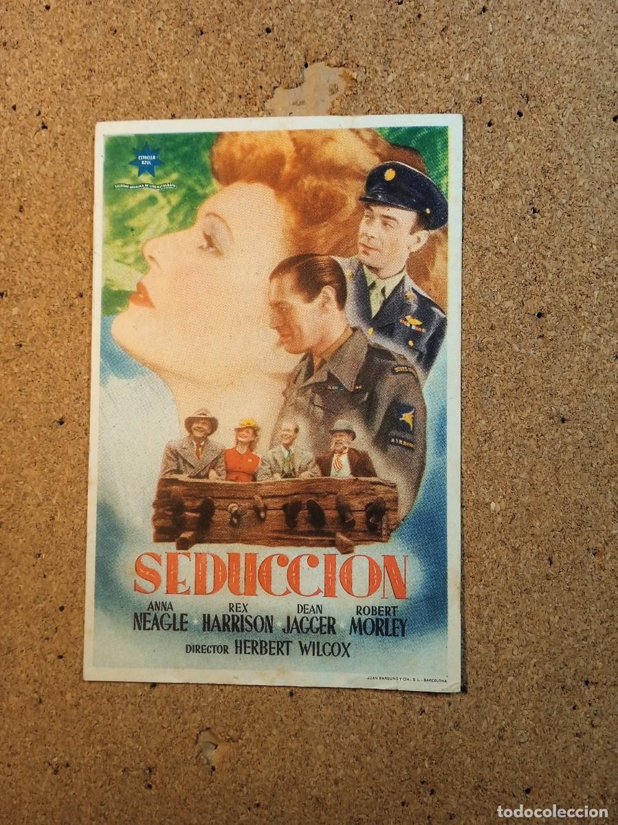  Foglietti di film di film antichi di cinema: FOLLETO DE MANO CON PUBLICIDAD SEDUCCION