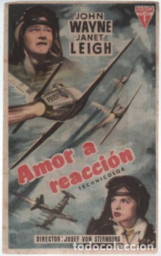 Cine: PROGRAMA DE CINE: AMOR A REACCI&Oacute;N PC-11418