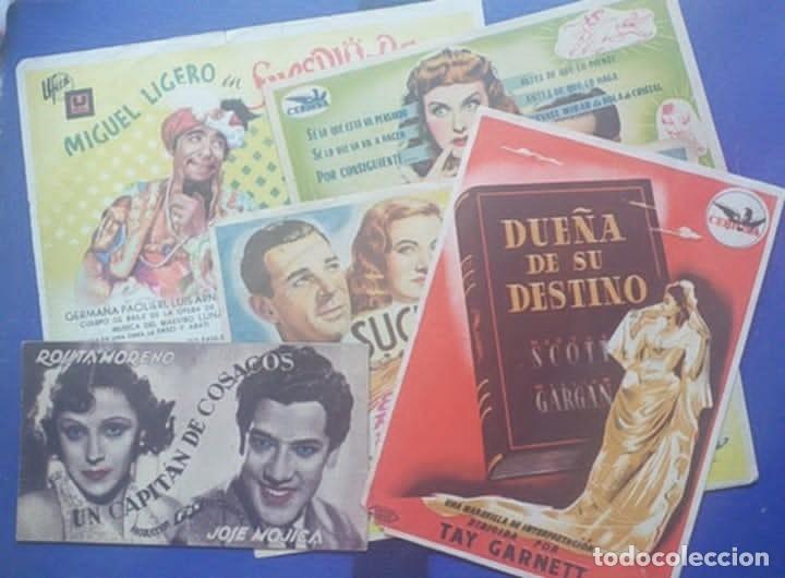Cine: Lote 2 Colecci&oacute;n 5 Programas de cine Antiguos Variados