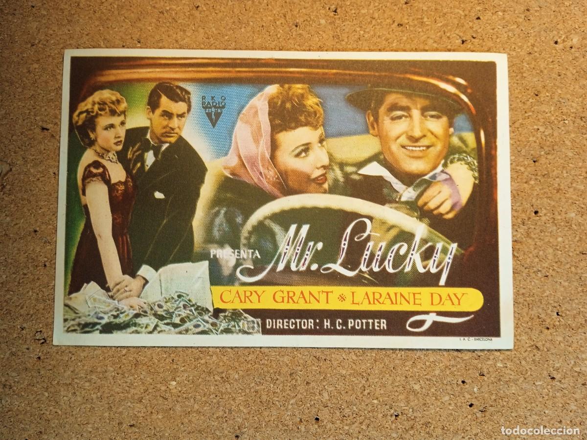 Cine: FOLLETO DE MANO CON PUBLICIDAD MR. LUCKY