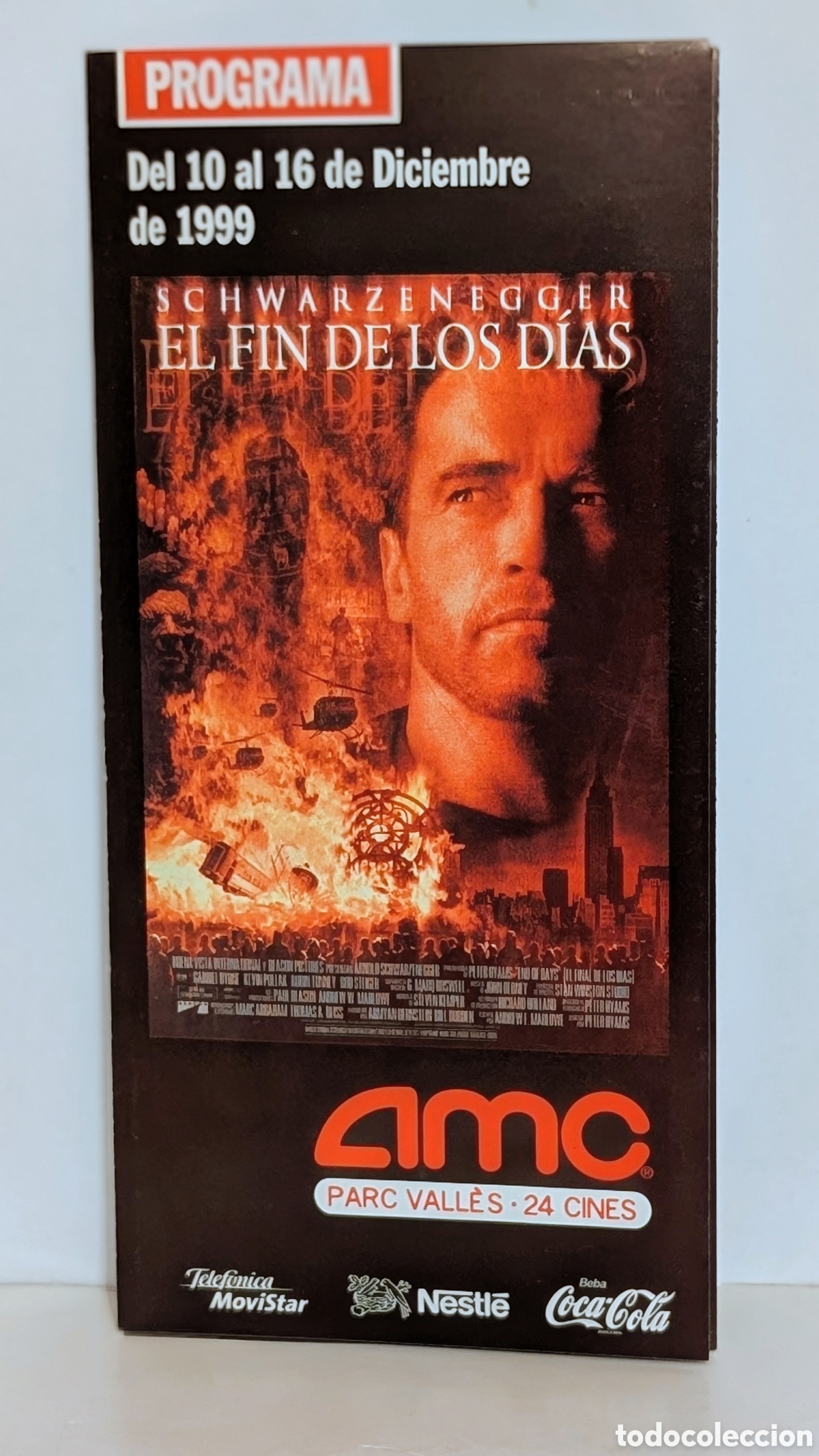 Cine: Programa de cine Estreno pel&iacute;cula El Fin De Los D&iacute;as. 1999. SCHWARZENEGGER. GABRIEL BYRNE