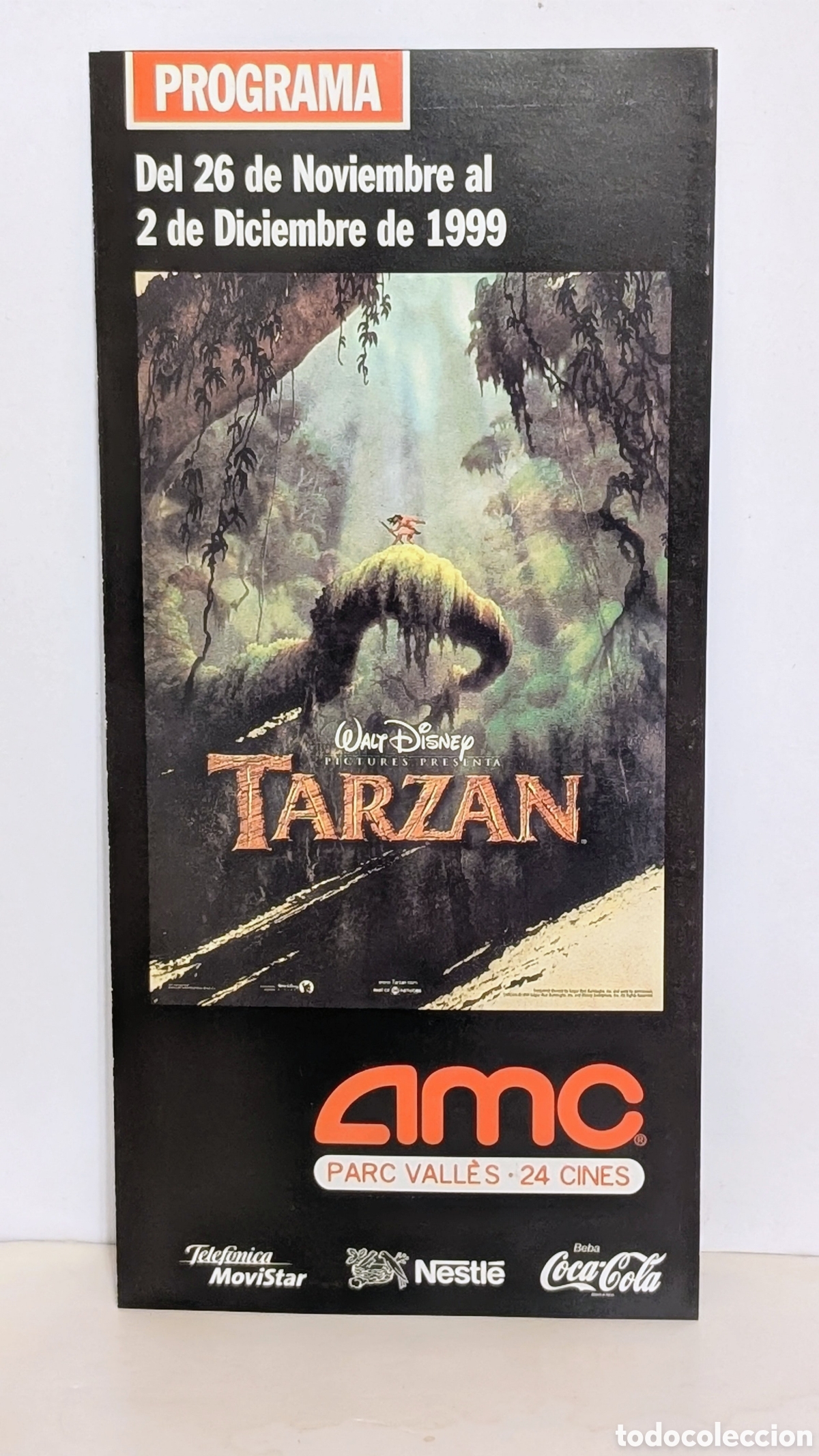 Cine: Programa de cine Estreno pel&iacute;cula. Tarzan. 1999. Walt Diseny.