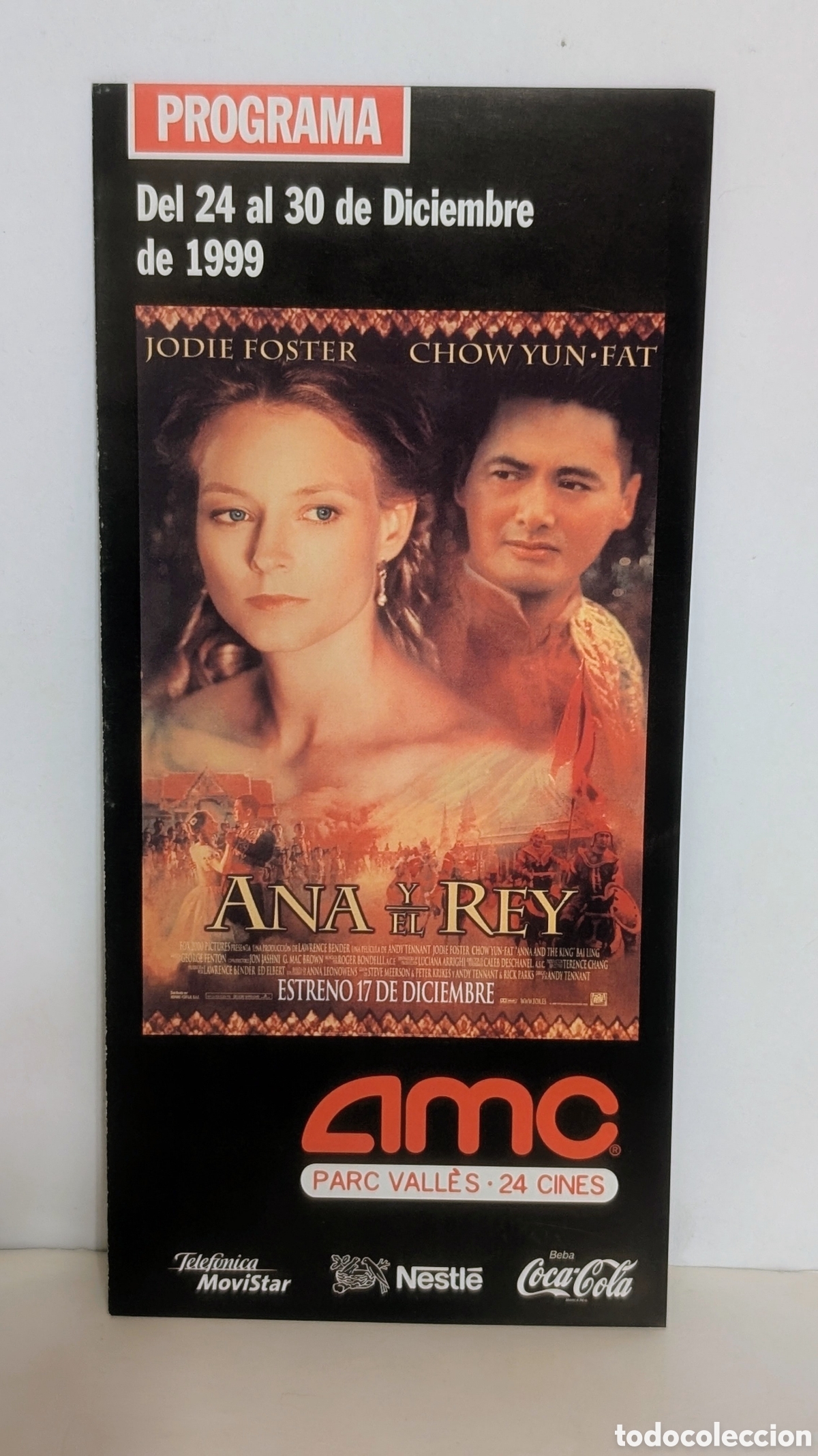 Cine: Programa de cine Estreno pel&iacute;cula. ANA Y EL REY. 1999. JODIE FOSTER, CHOW YUN-FAT