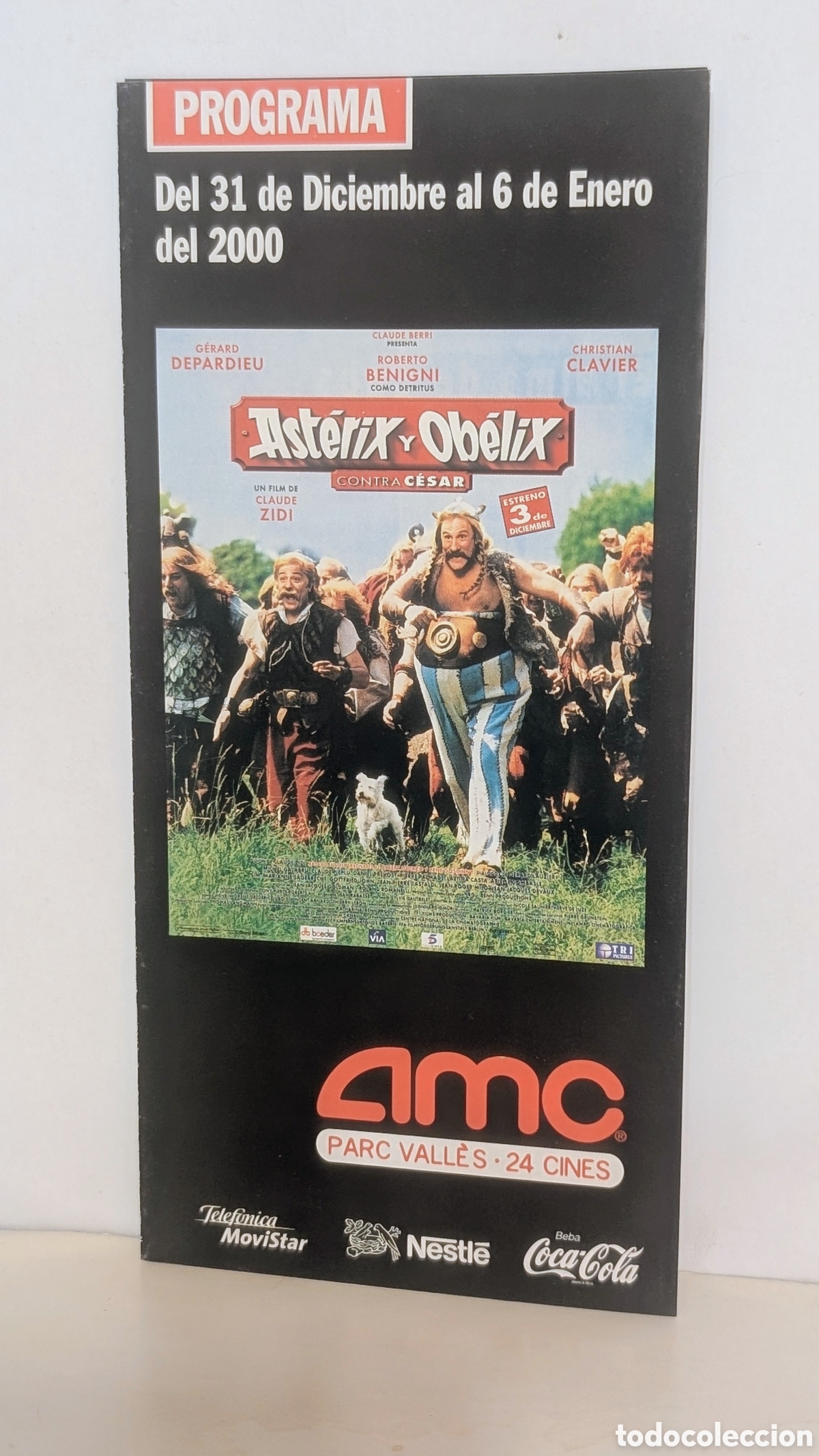 Cine: Programa de cine Estreno pel&iacute;cula. AST&Eacute;RIX Y OB&Eacute;LIX CONTRA C&Eacute;SAR. 2000.