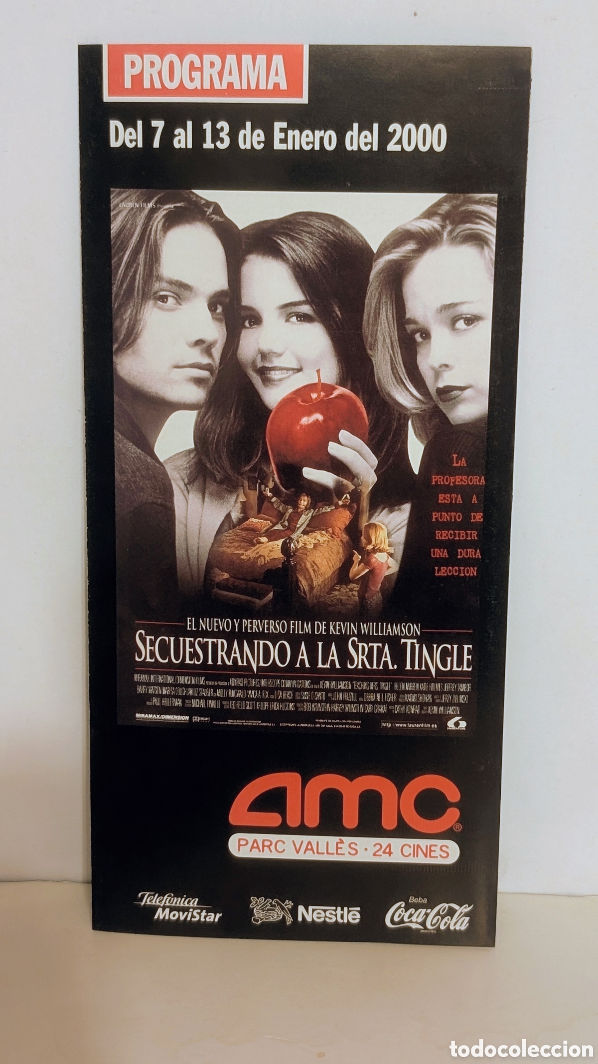 Cine: Programa de cine Estreno pel&iacute;cula. SECUESTRANDO A LA SRTA. TINGLE. 2000. KATIE HOMES, HELEN MIRREN