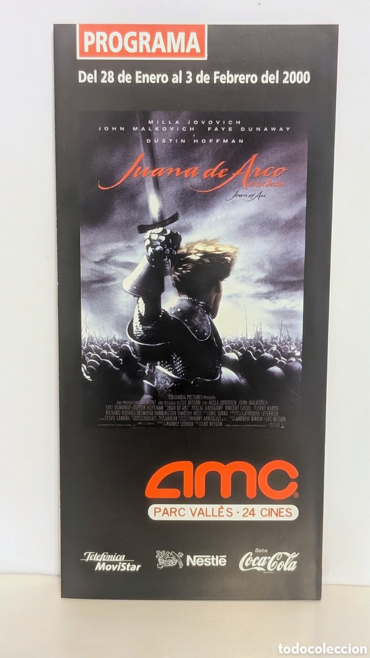 Cine: Programa de cine Estreno pel&iacute;cula. JUANA DE ARCO. 2000. DE LUC BESSON