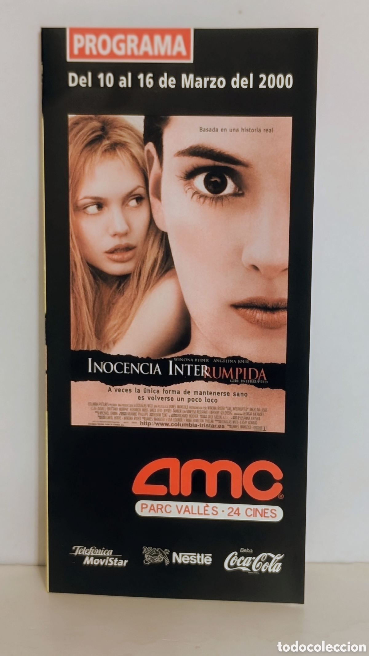 Cine: Programa de cine Estreno pel&iacute;cula. INOCENCIA INTERRUMPIDA. 2000. WINONA RIDER, ANGELINA JOLIE