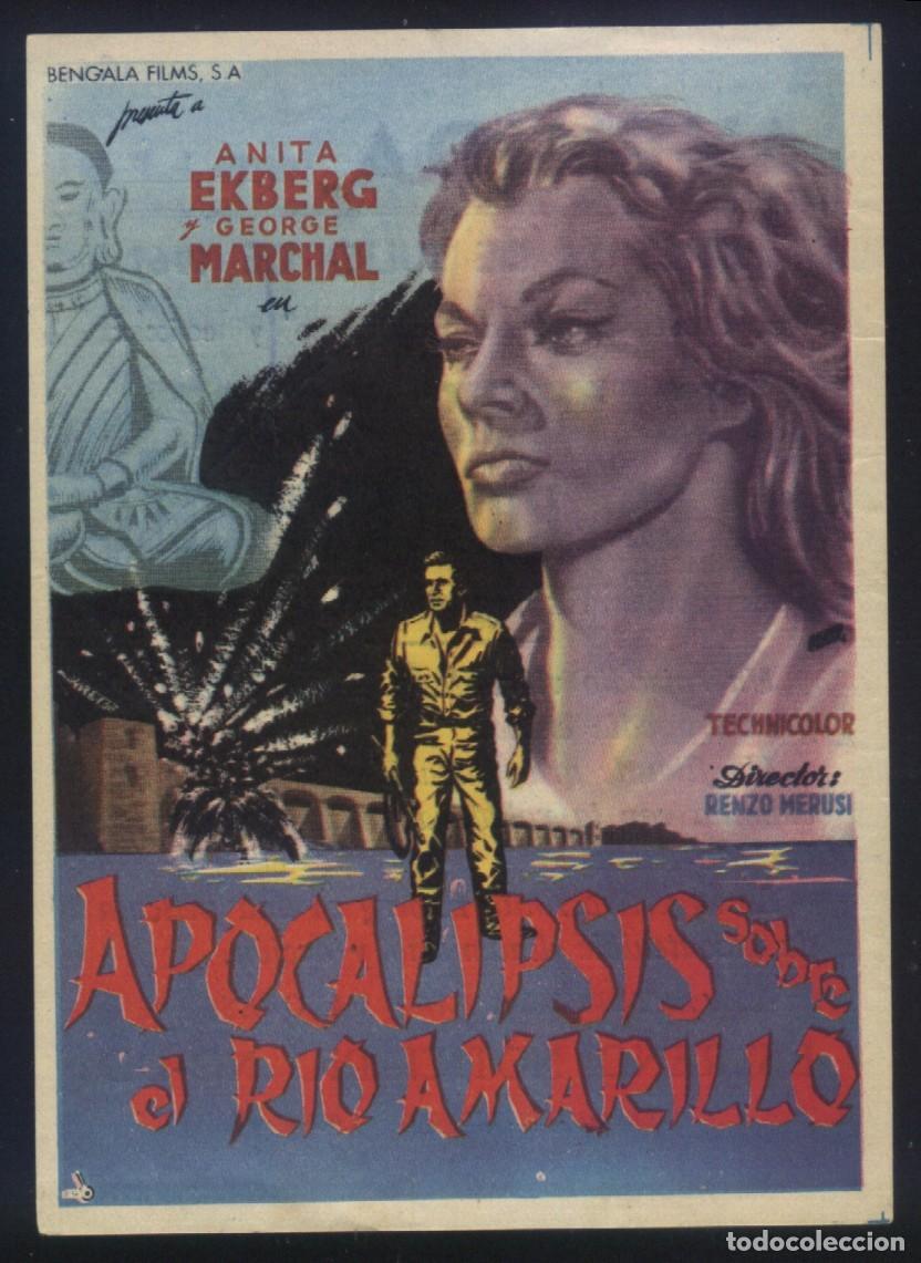 Cine: Q-11035- Apocalipsis sobre el r&iacute;o amarillo (Apocalisse sul fiume giallo) CINE AVENIDA - ALICANTE