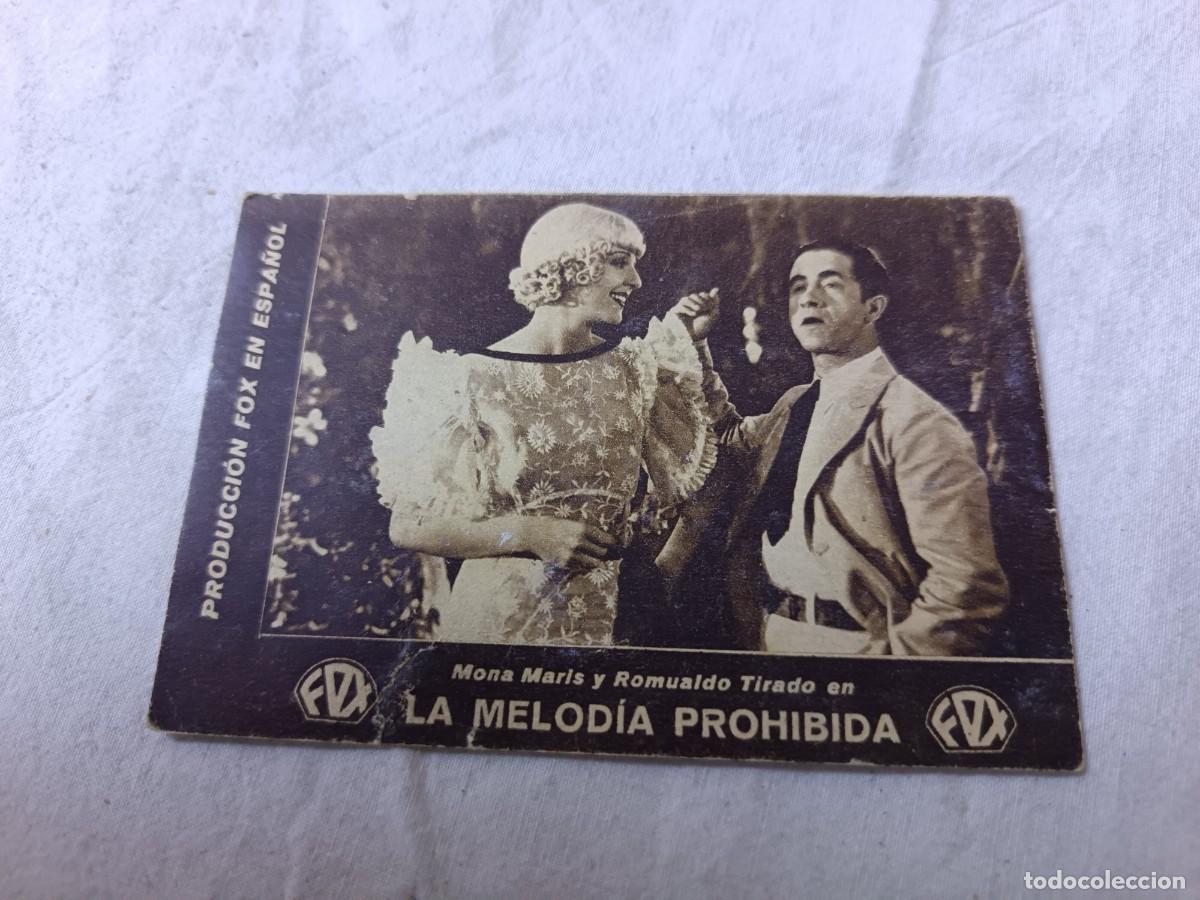 Foglietti di film di film antichi di cinema: Folleto de Mano de Cine, antiguo o vintage, La Melod&iacute;a Prohibida
