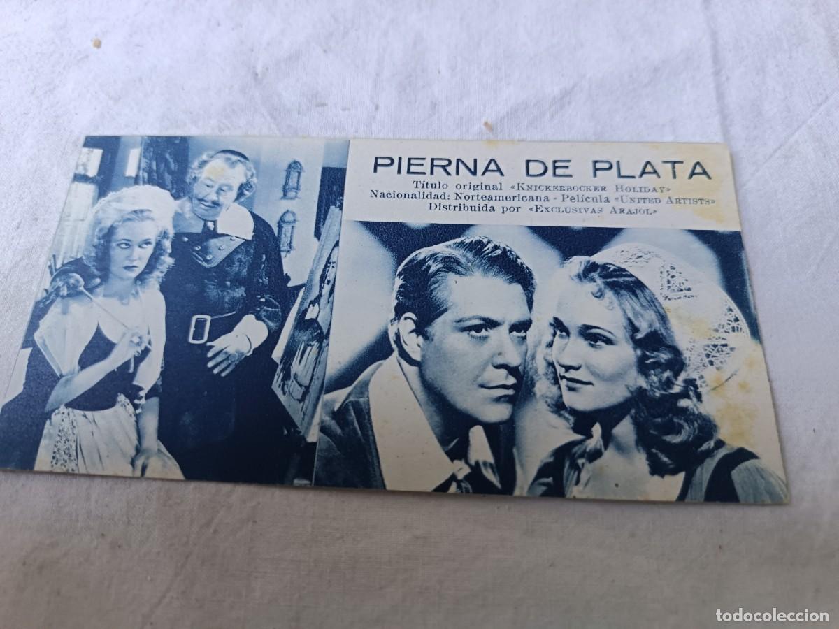 Foglietti di film di film antichi di cinema: Folleto de Mano de Cine, antiguo o vintage, Pierna de Plata