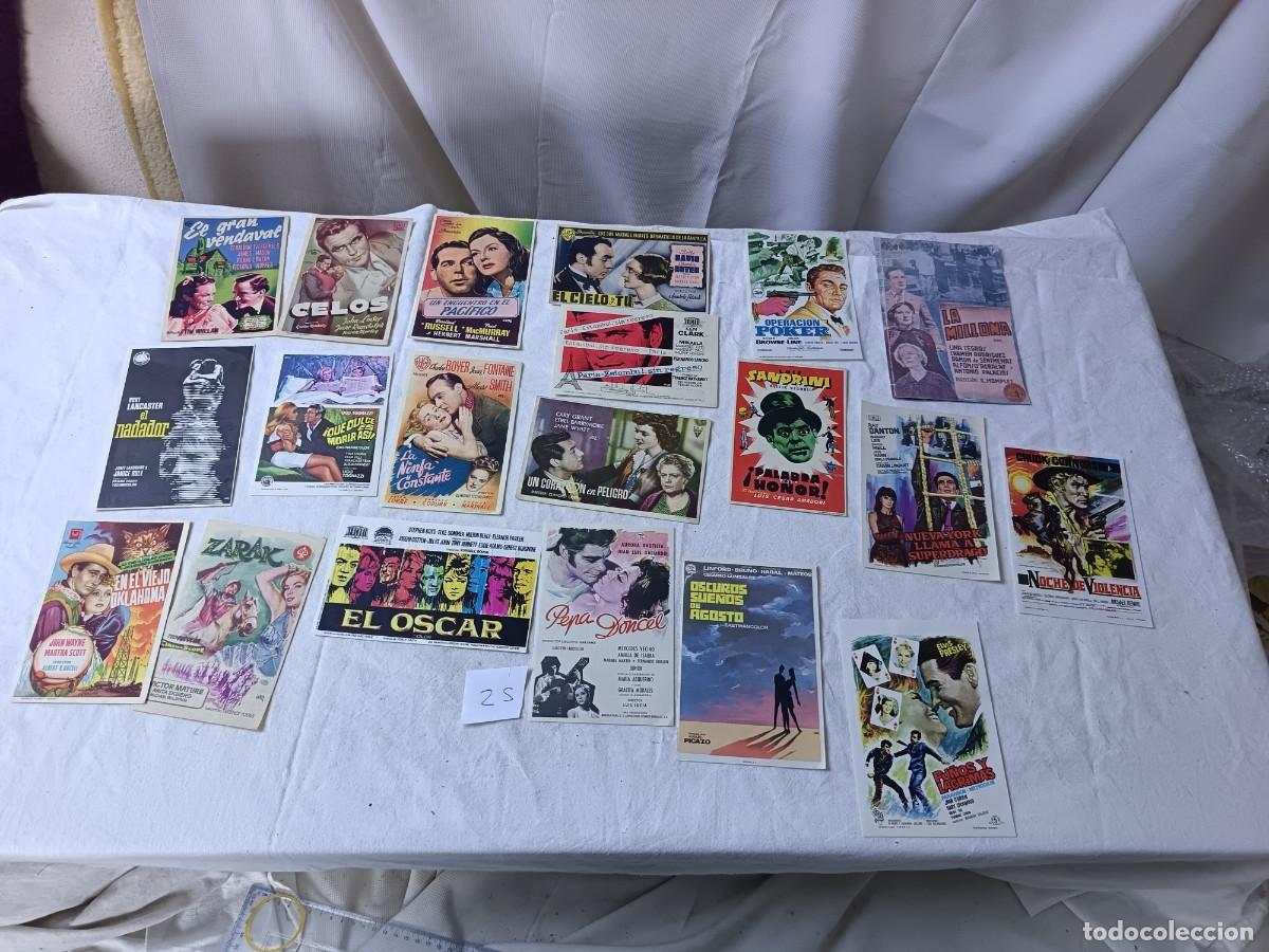 Cine: FM25, Lote de 20 Folletos de mano de cine, varios t&iacute;tulos, a clasificar