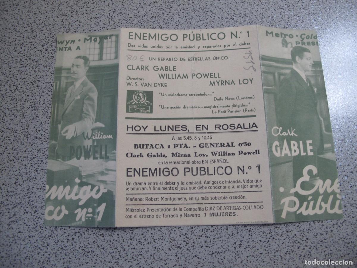  Flyers Publicitaires de films Anciens: A25 PROGRAMA DE MANO ORIGINAL EL DE LA FOTO