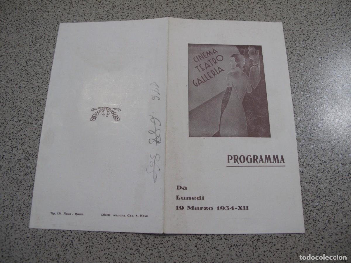  Flyers Publicitaires de films Anciens: A35 PROGRAMA DE MANO ORIGINAL EL DE LA FOTO
