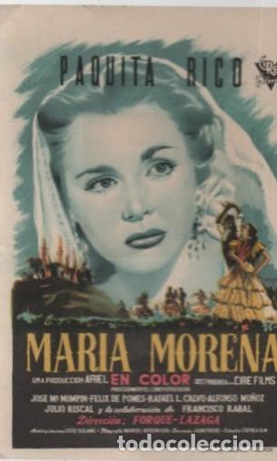 Cine: PROGRAMA DE CINE: MARIA MORENA PC-11419 - Foto 1