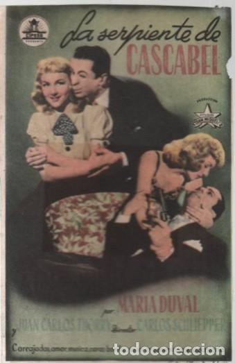 Cine: PROGRAMA DE CINE: LA SERPIENTE DE CASCABEL PC-11421 - Foto 1