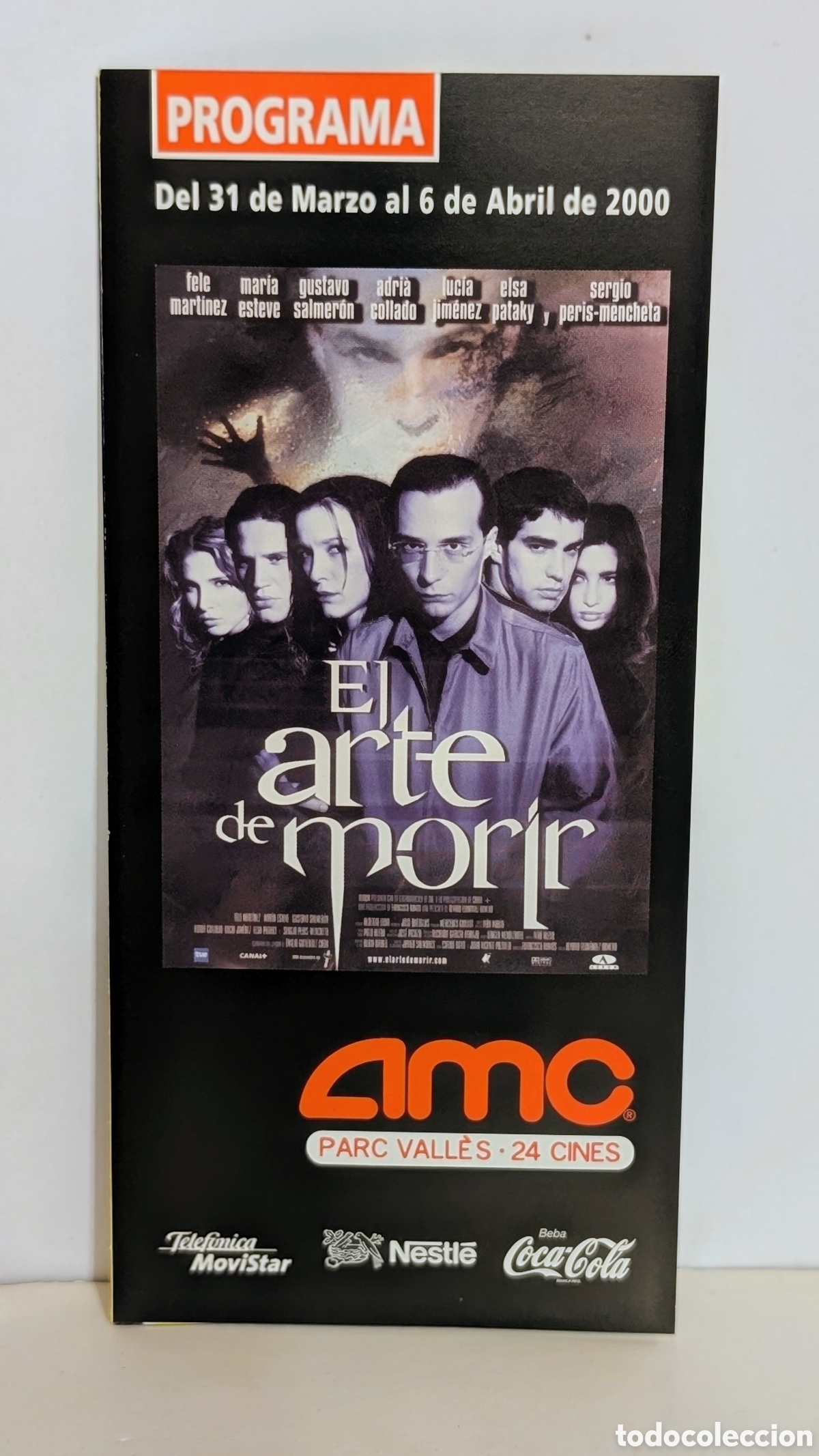 Cine: Programa de cine Estreno pel&iacute;cula. EL ARTE DE MORIR. 2000. FELE MART&Iacute;NEZ, MARIA ESTEVE