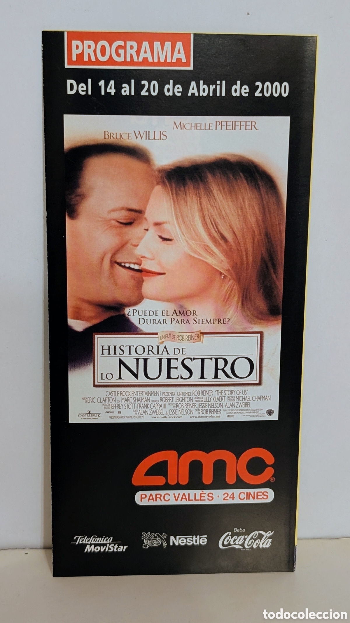 Cine: Programa de cine Estreno pel&iacute;cula. HISTORIA DE LO NUESTRO. 2000. PUBLICIDAD POK&Eacute;MON CHUPA CHUPS