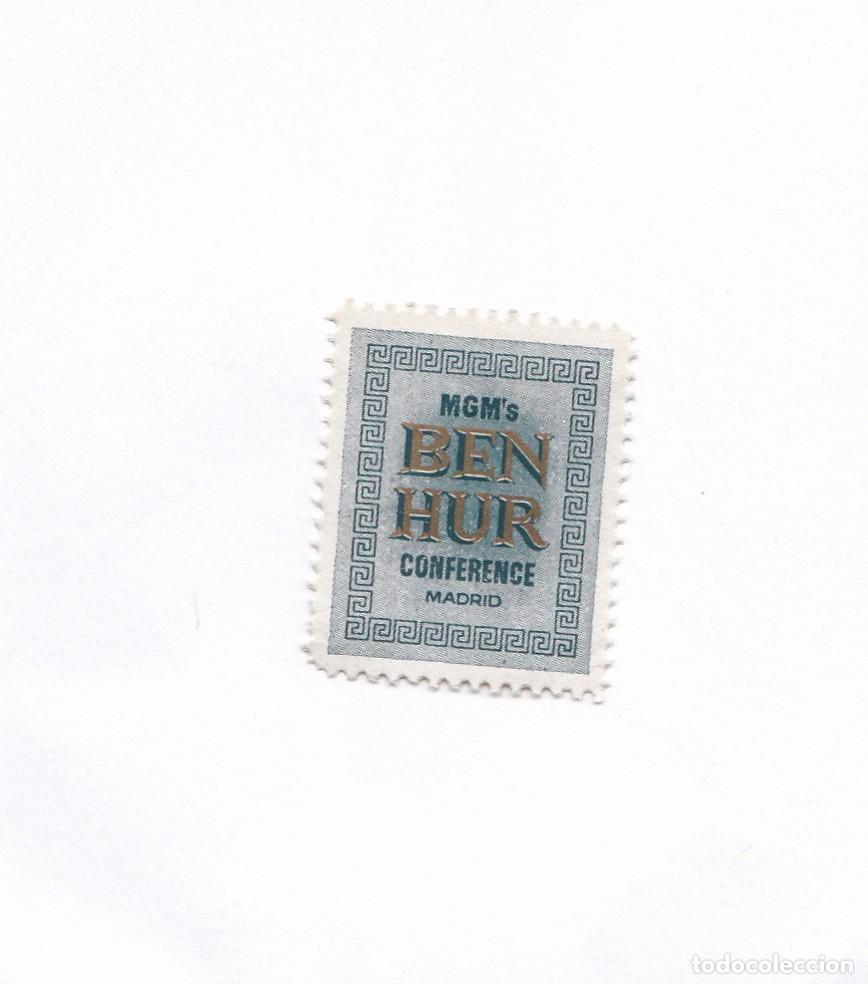 Cine: BEN HUR PROGRAMA TROQUELADO SELLO MGM CHARLTON HESTON
