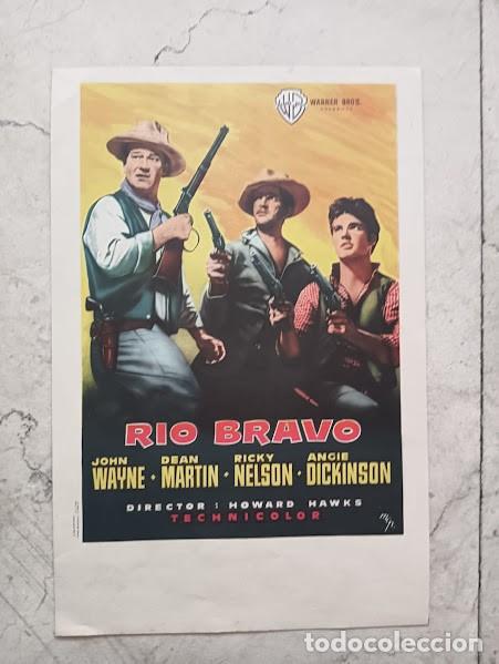 Cine: RIO BRAVO PROGRAMA DE CINE WARNER GRANDE JOHN WAYNE DEAN MARTIN HOWARD HAWKS