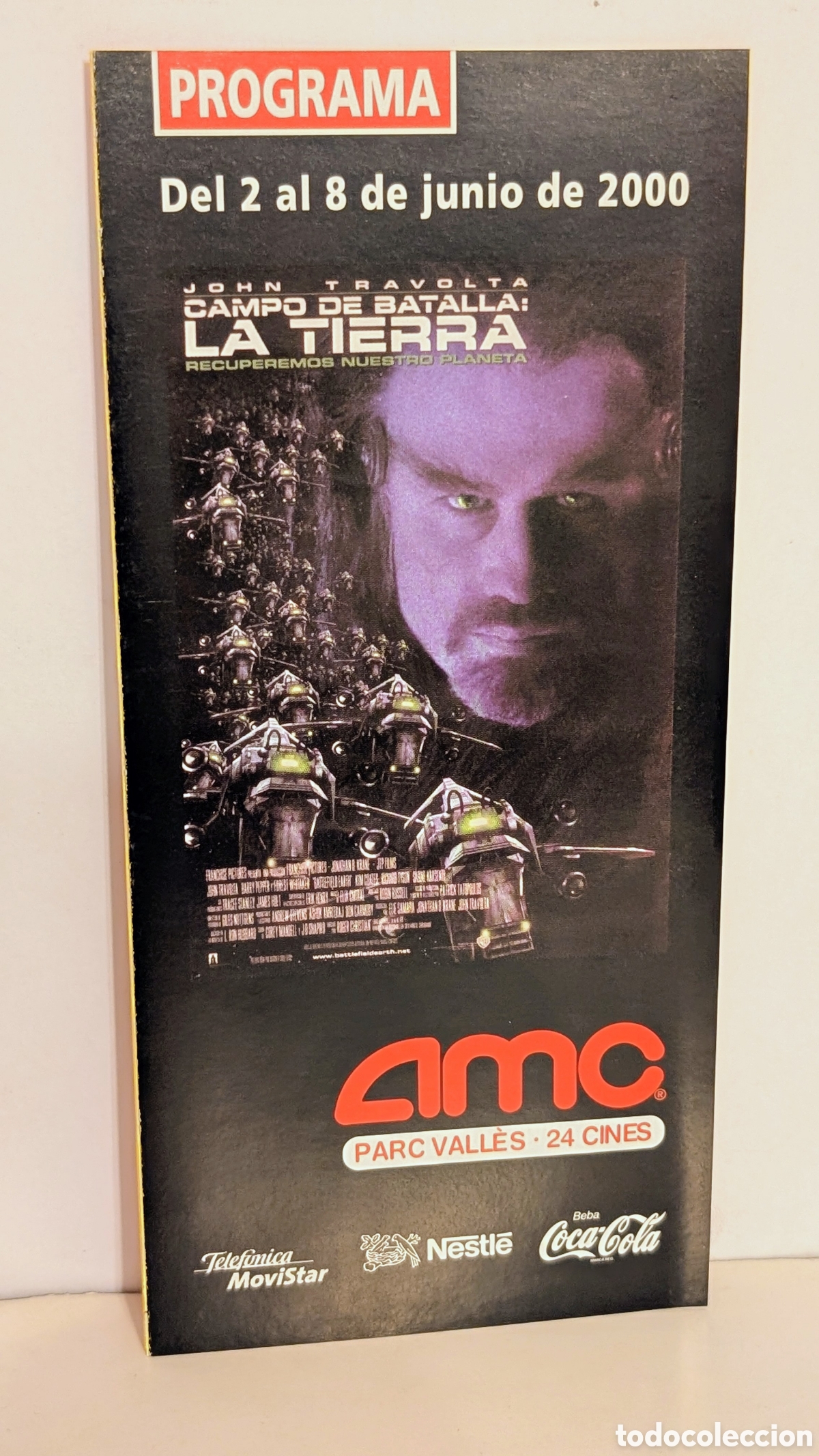 Cine: Programa de cine Estreno pel&iacute;cula CAMPO DE BATALLA. LA TIERRA. 2000. JOHN TRAVOLTA