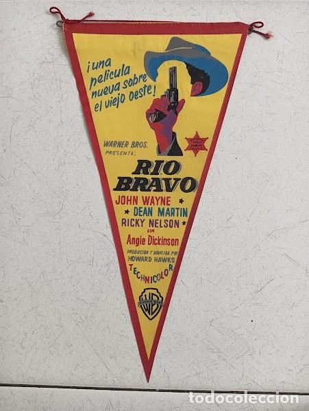 Cine: RIO BRAVO PROGRAMA WARNER BANDERIN TROQUELADO JOHN WAYNE DEAN MARTIN HOWARD HAWKS