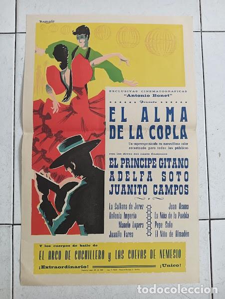 Cine: EL ALMA DE LA COPLA PROGRAMA CINE ESPA&Ntilde;OL EXCLUSIVAS ANTONIO BONET EL PRINCIPE GITANO raro