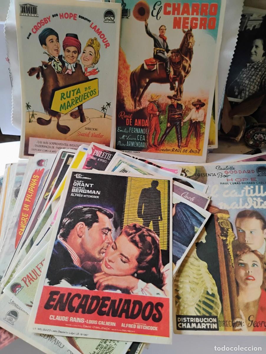 Cine: ~~~~~ LOTE DE 100 FOLLETOS DE MANO ANTIGUOS, DIFERENTES TEMATICAS, CON Y SIN PUBLICIDAD ~~~~