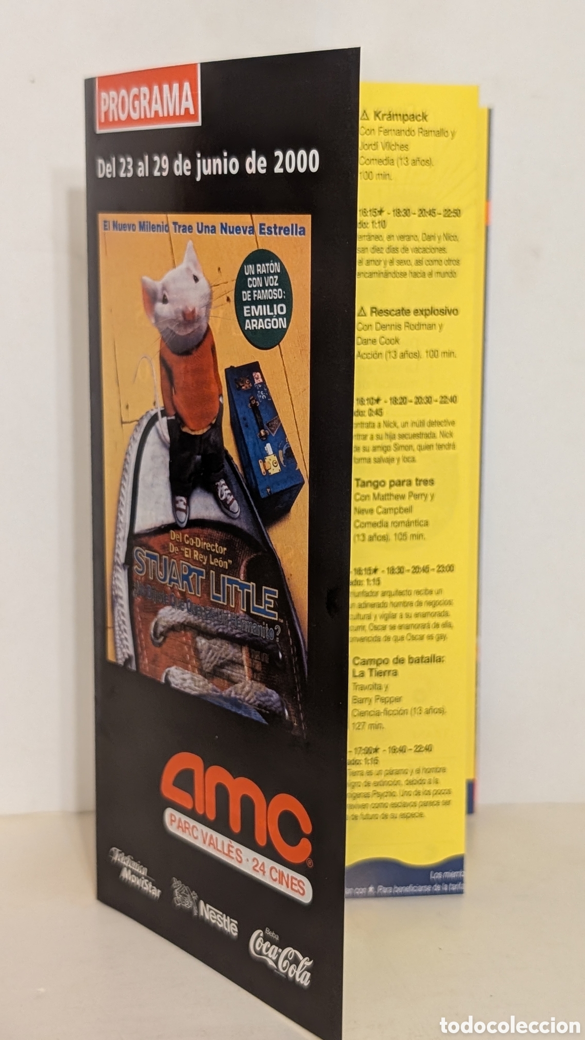 Cine: Programa de cine Estreno pel&iacute;cula. STUART LITTLE. 2000. - Foto 3