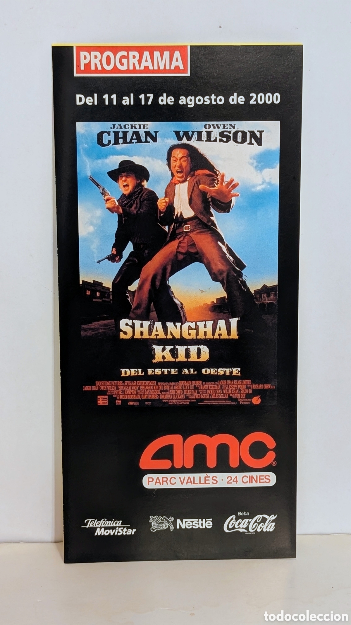 Cine: Programa de cine Estreno pel&iacute;cula. SHANGHAI KID. DEL OESTE AL OESTE. 2000. JACKIE CHAN, OWEN WILSON