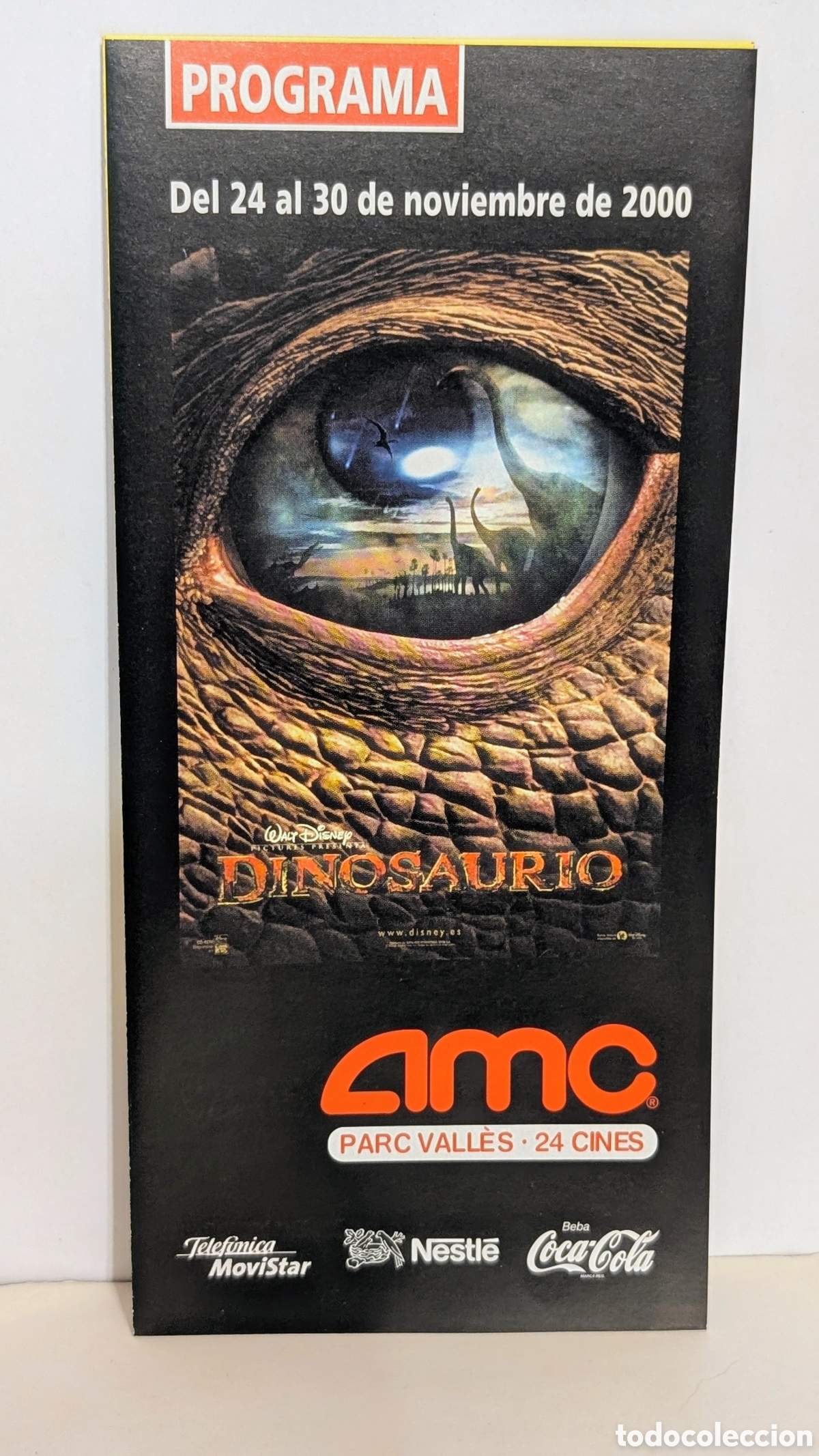 Cine: Programa de cine Estreno pel&iacute;cula. DINOSAURIO. 2000. WALT DISNEY