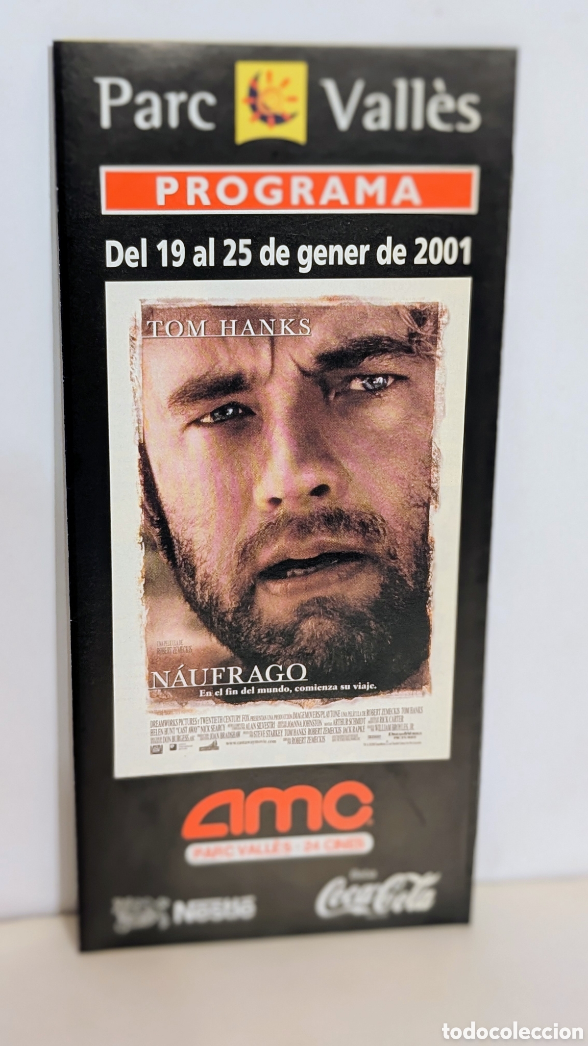 Cine: Programa de cine Estreno pel&iacute;cula. NAUFRAGO. 2001. TOM HANKS