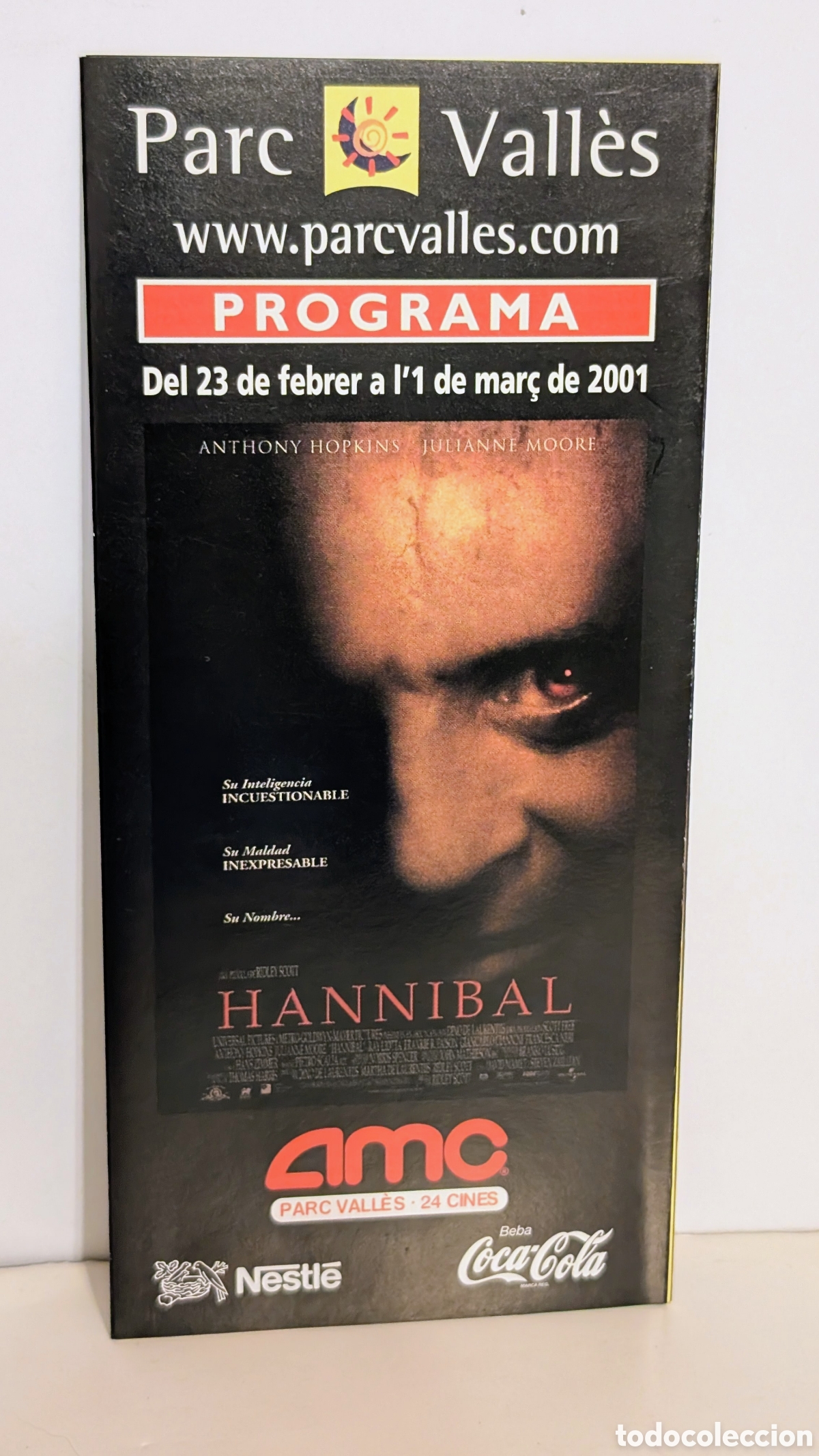Cine: Programa de cine Estreno pel&iacute;cula. HANNIBA. 2001. ANTHONY HOPKINS, JULIANNE MOORE