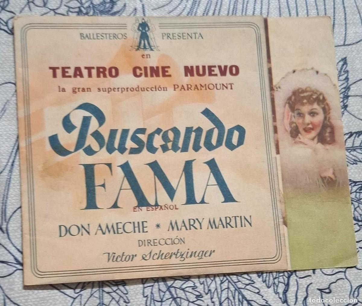 Cine: BUSCANDO FAMA - PROGRAMA DE CINE