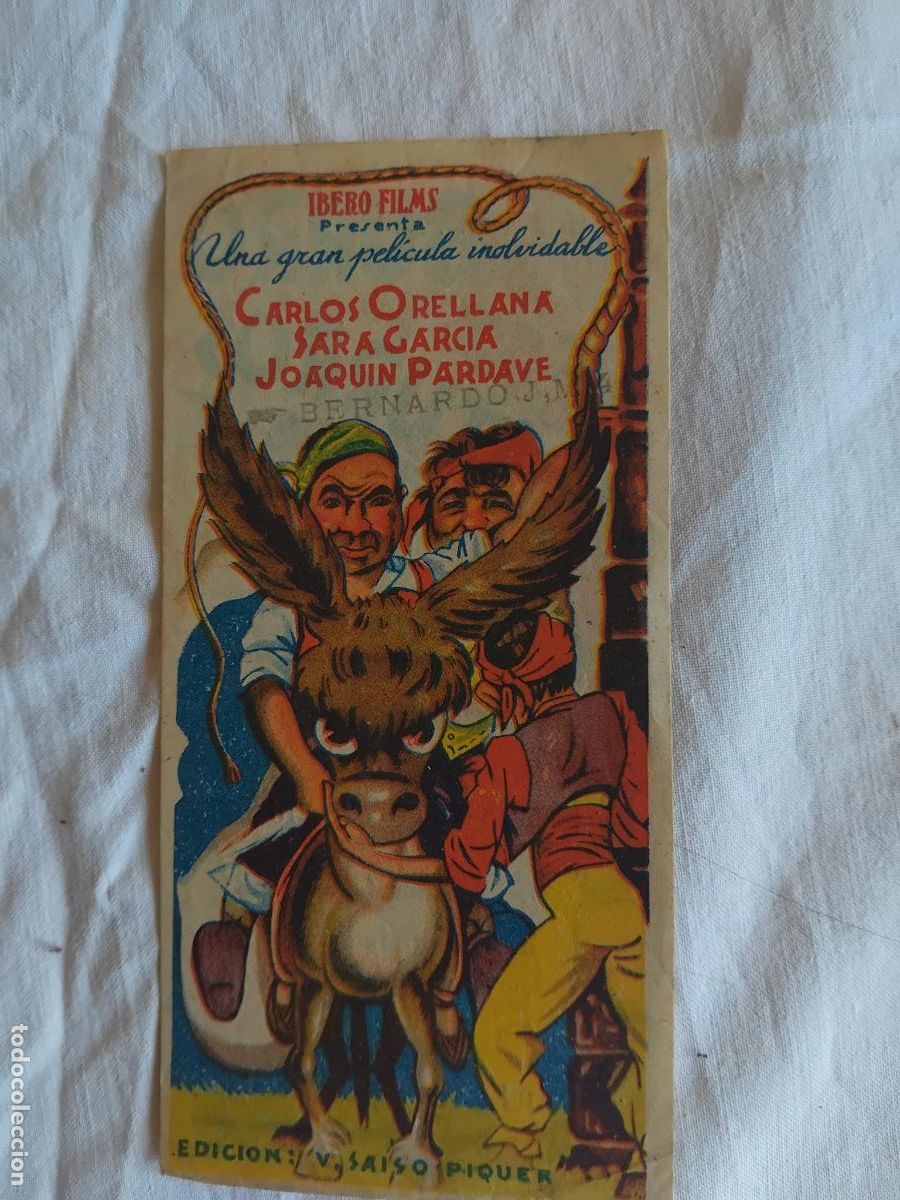 Cine: PROGRAMA DE CINE EN UN BURRO TRES BATURROS. GRAN TEATRO ALCIRA.