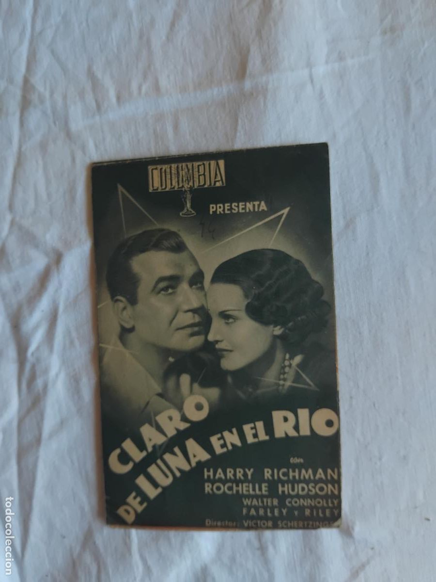 Cine: PROGRAMA DE CINE CLARO DE LUNA EN EL RIO. TEATRE EUTERPE I CINEMA IMPERIAL.