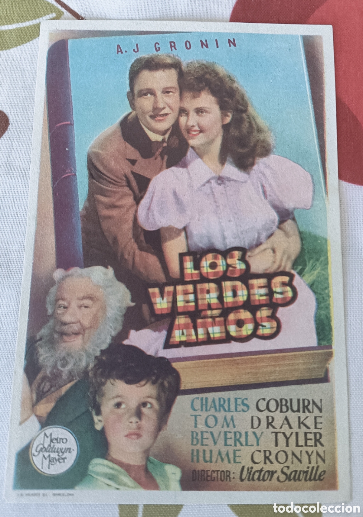 Cine: LOS VERDES A&Ntilde;OS - CHARLES COBURN, TOM DRAKE - SIN PUBLICIDAD