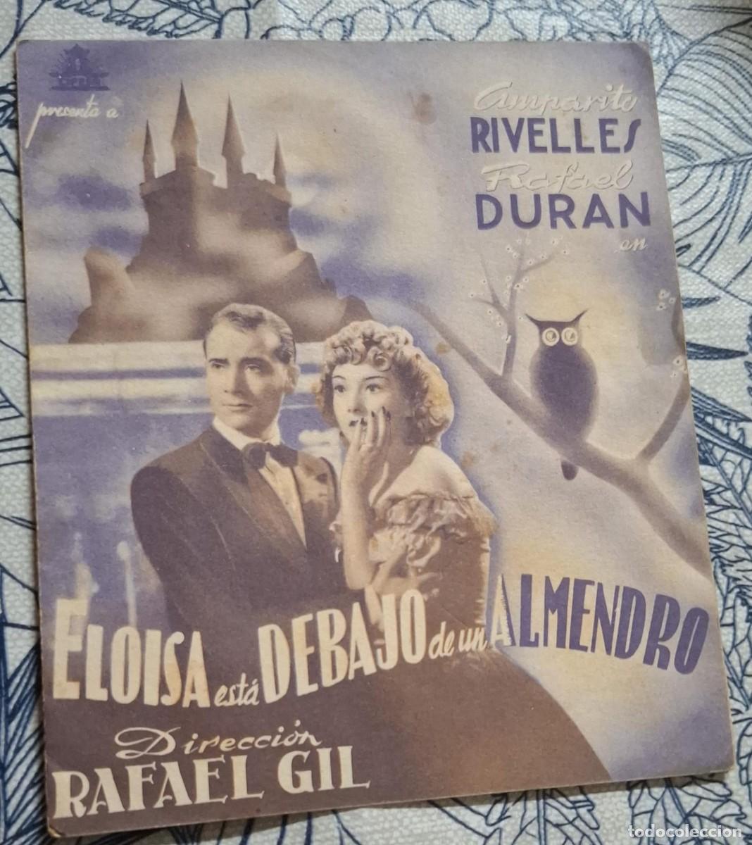 Cine: ELOISA EST&Aacute; DEBAJO DE UN ALMENDRO - PROGRAMA DE CINE