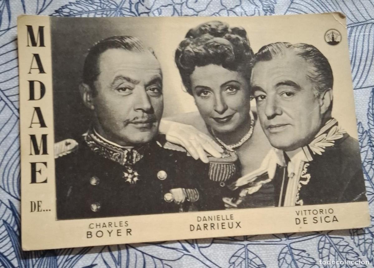 Cine: MADAME DE... - PROGRAMA DE CINE