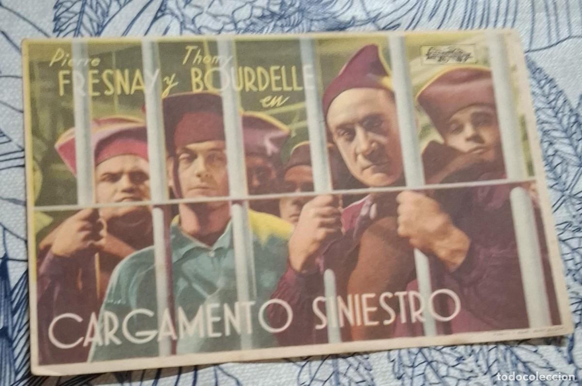 Cine: CARGAMENTO SINIESTRO - PROGRAMA DE CINE