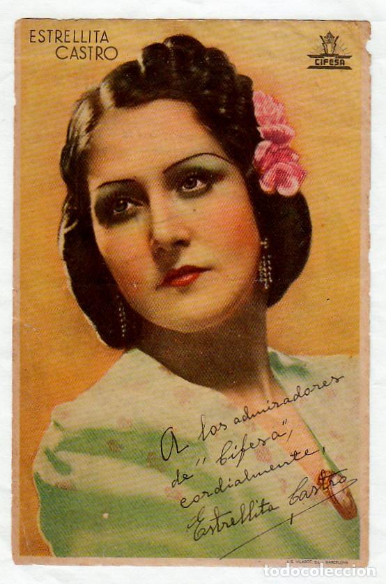 Cine: Cifesa. Estrellita Castro. Presentaci&oacute;n pel&iacute;cula Torbellino en el Rialto de Val&egrave;ncia. A&ntilde;os 40? pc