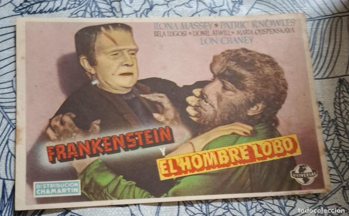Cine: FRANKENSTEIN Y EL HOMBRE LOBO - PROGRAMA DE CINE