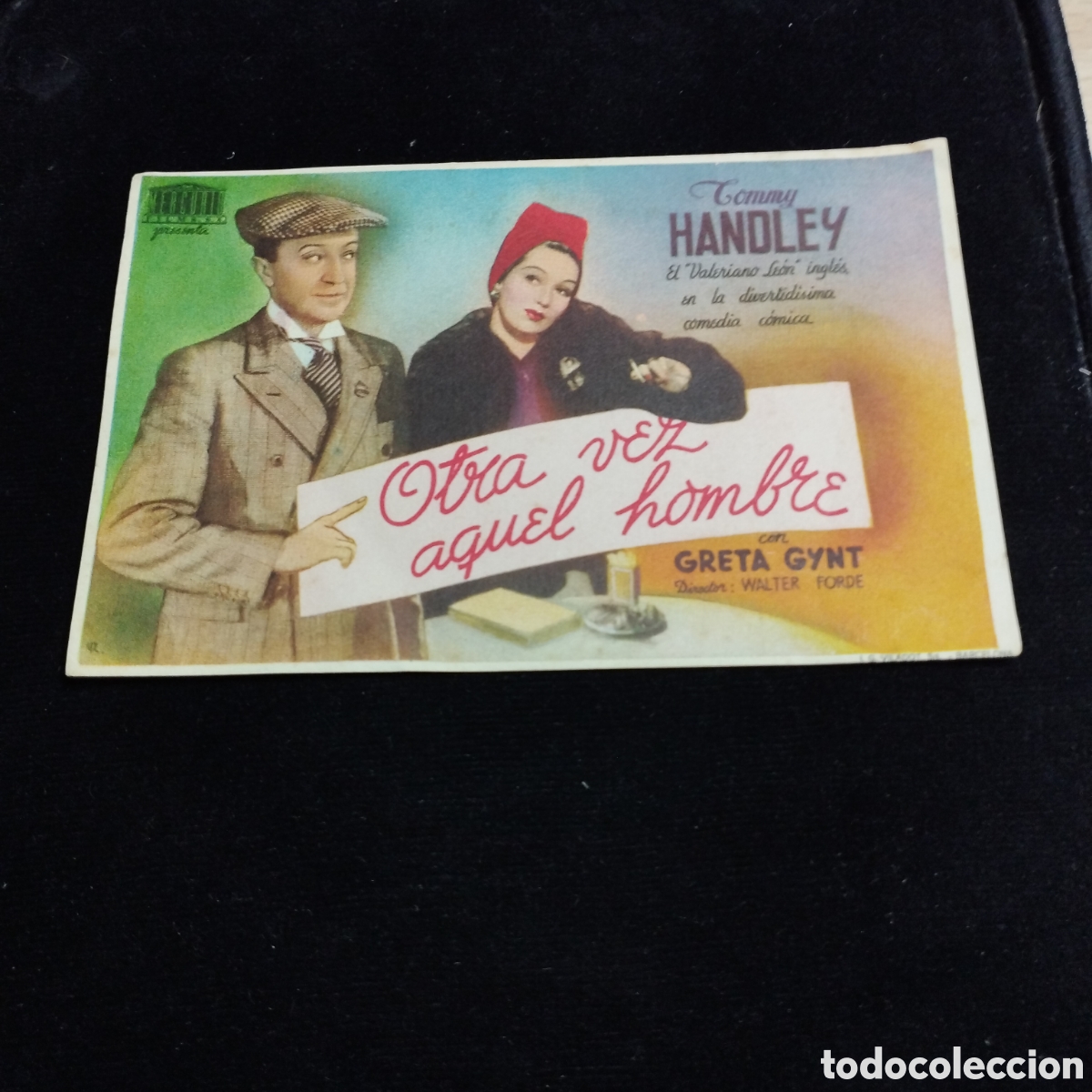 Cine: Programa de cine sencillo. Otra vez aquel hombre. Tommy Handley. Sp