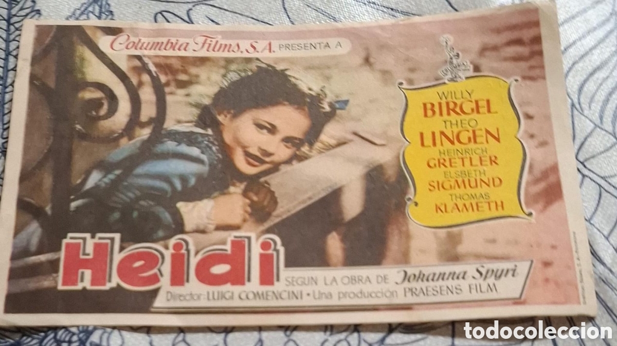 Cine: Programa de cine Heidi