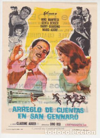 Cine: ARREGLO DE CUENTAS EN SAN GENNARO (con publicidad)