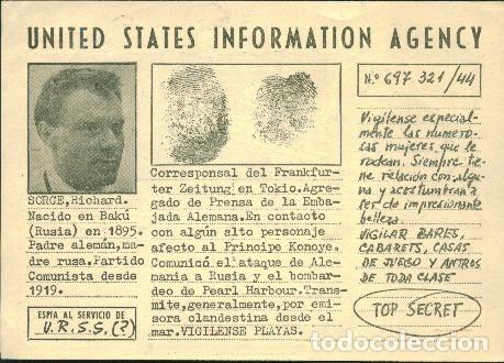Cine: SORGE, EL ESP&Iacute;A DEL SIGLO (con publicidad)