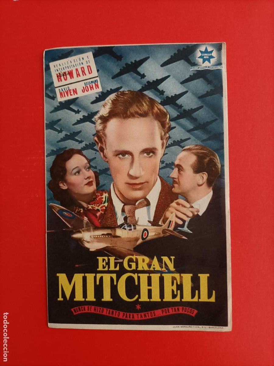 Cine: EL GRAN MITCHELL. C/P. TAJO CINEMA RONDA, M&Aacute;LAGA. DAVID NIVEN. BUEN ESTADO.